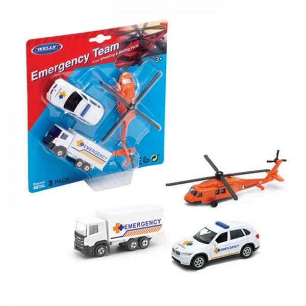 Модель набор Спасательная команда 3 шт. 95210-3C