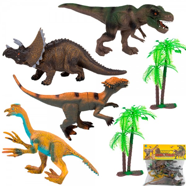 Набор животных 552-257 Динозавры в пак.