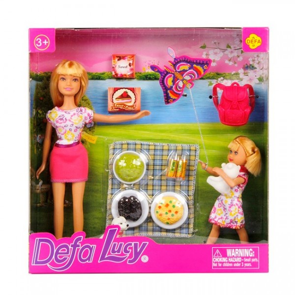Кукла 8282 Пикник в коробке Defa Lucy