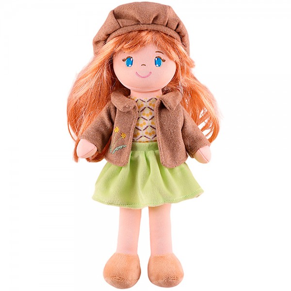 Кукла Анет с Русыми Волосами в Платье и Шубке 35 см MT-CR-D01202327-35