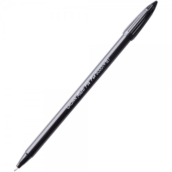 Ручка капиллярная Crown MultiPla черная, 0,3мм CMP-5000