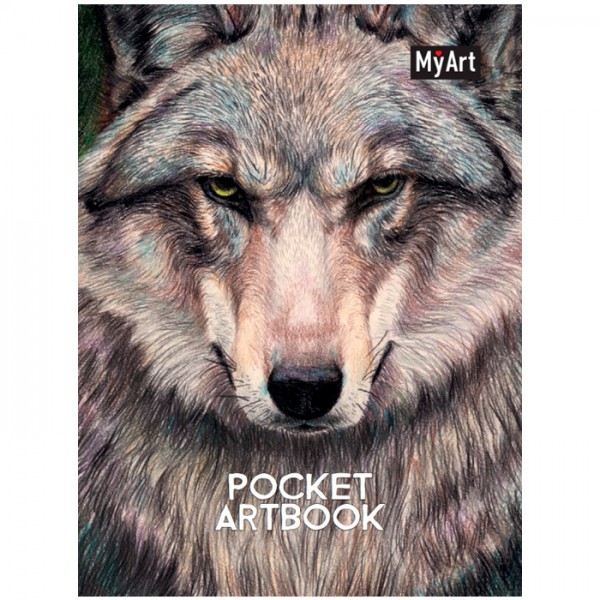 Скетчбук 462-0-129-78739-0 Волк.MyArt.Pocket ArtBook