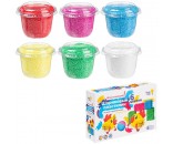 Набор для творчества Шариковый пластилин 6 цветов незастывающий ТА1805 Genio Kids