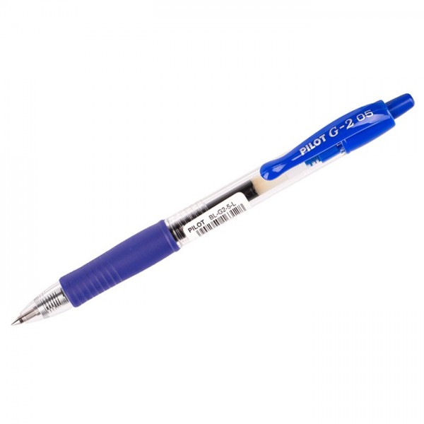 Ручка автомат синяя 0,5мм Pilot G-2 028928
