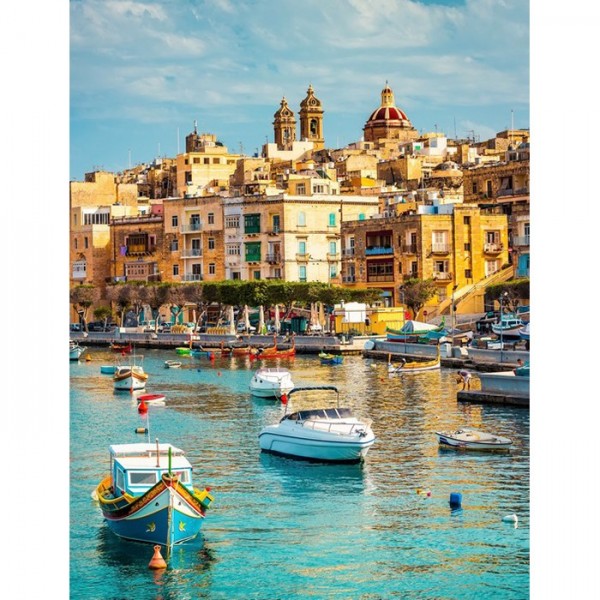 Набор для творчества Алмазная мозаика Мальта в солнечный день 30*40см SF30010